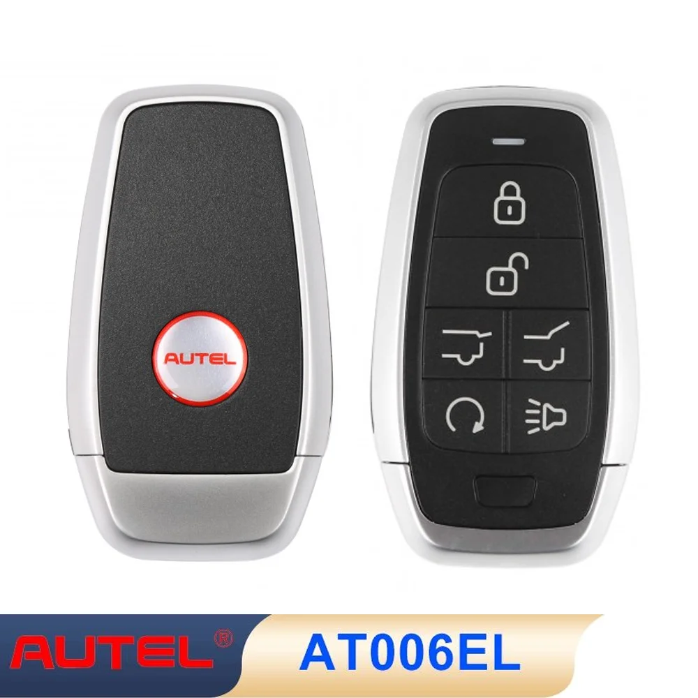 

5 Pcs/lot Atuel IKEY AT006EL Universal Smart Key 6 Buttons Autel Remote For MaxiIM KM100