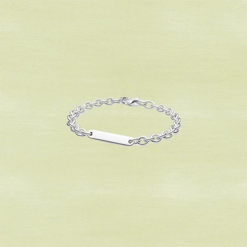 2021 High Quality New S925 Sterling Silver 1:1 Engravable Bar Bracelet Series Female Fashion Exquisite DIY Party Jewelry
2021 High Quality New S925 Sterling Silver 1:1 Engravable Bar Bracelet Series Female Fashion Exquisite DIY Party Jewelry