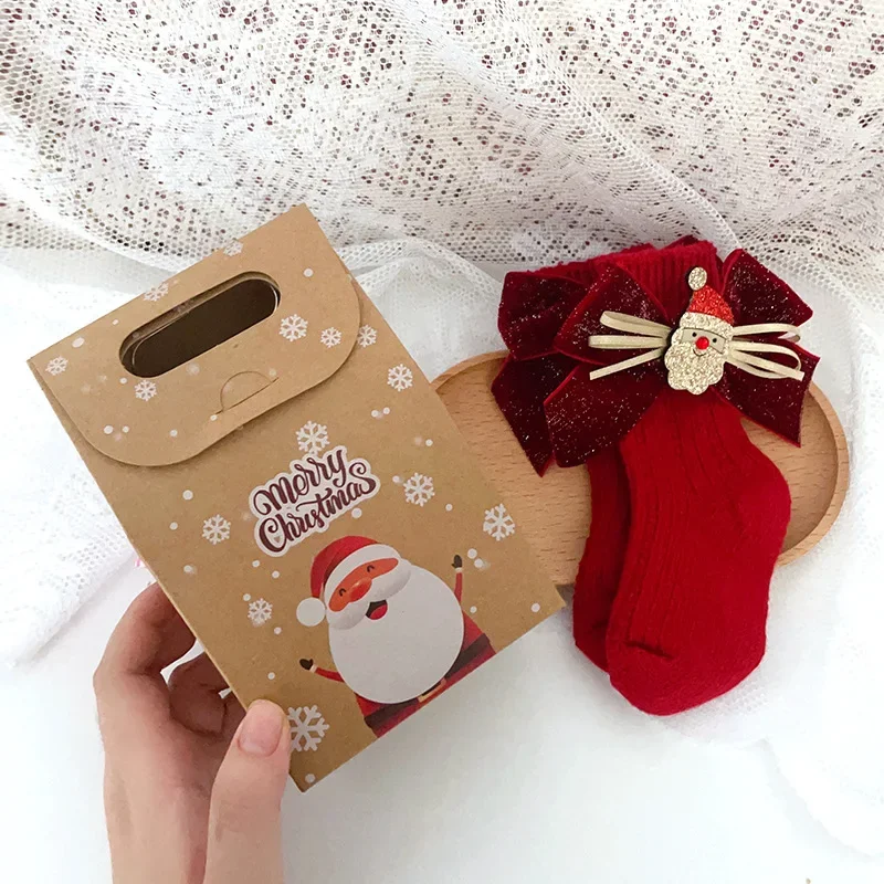 Модные трендовые испанские детские носки рождественские Мультяшные блестящие шерстяные носки с бантом для новорожденных
Модные трендовые испанские детские носки рождественские Мультяшные блестящие шерстяные носки с бантом для новорожденных