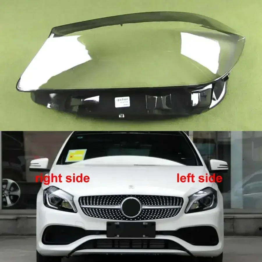 

For 2017-2018 Benz W176 A-Class A180 A200 A260 A45 AMG Headlight Shell Headlamp Transparent Lampshade Cover Lens Plexiglass