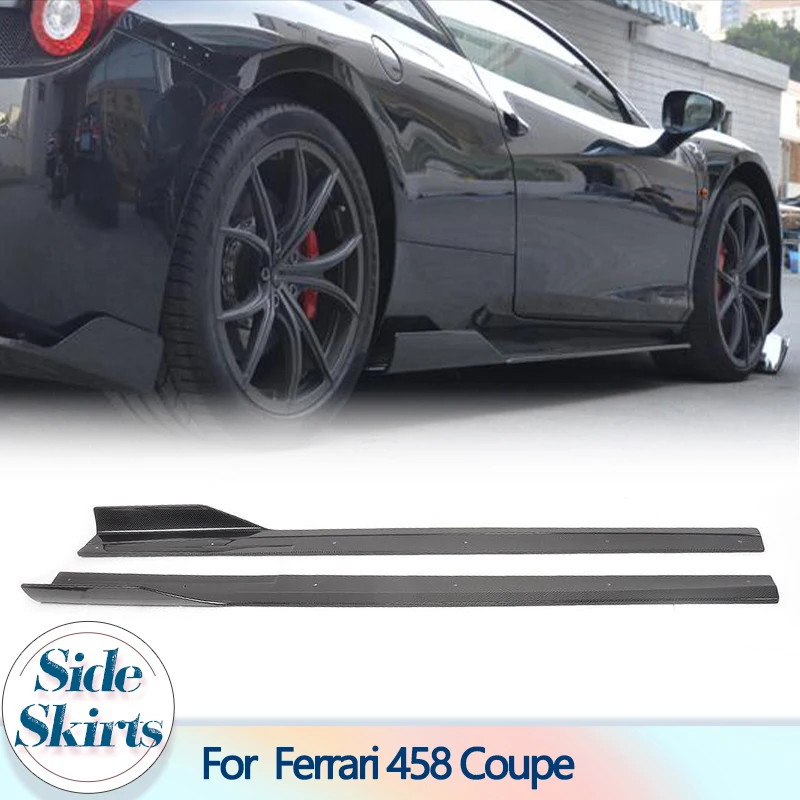 Car Side Skirts Extensions For Ferrari 458 Spider Italia Base 2-Door 2011-2013 Carbon Fiber Side Door Skirts Lip Aprons FRP
Car Side Skirts Extensions For Ferrari 458 Spider Italia Base 2-Door 2011-2013 Carbon Fiber Side Door Skirts Lip Aprons FRP