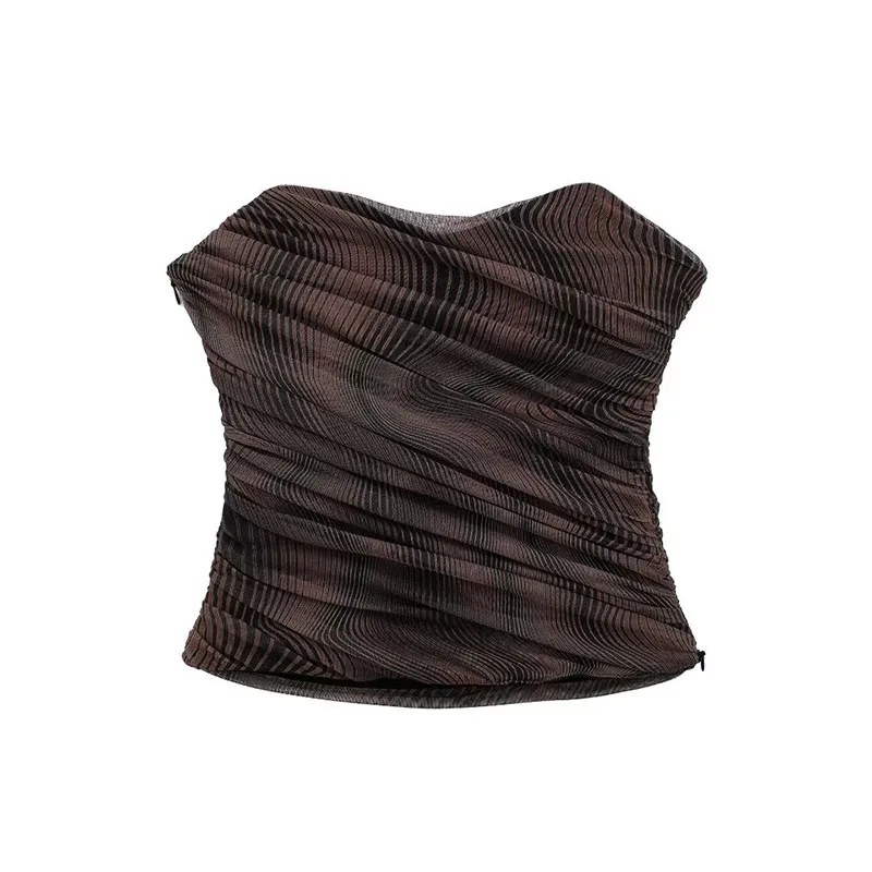 Autumn Women's Smocked Printed Silk Online 2023 New Casual Classic Retro Pleated Zip Short Slim Sexy Chic Tops
Autumn Women's Smocked Printed Silk Online 2023 New Casual Classic Retro Pleated Zip Short Slim Sexy Chic Tops