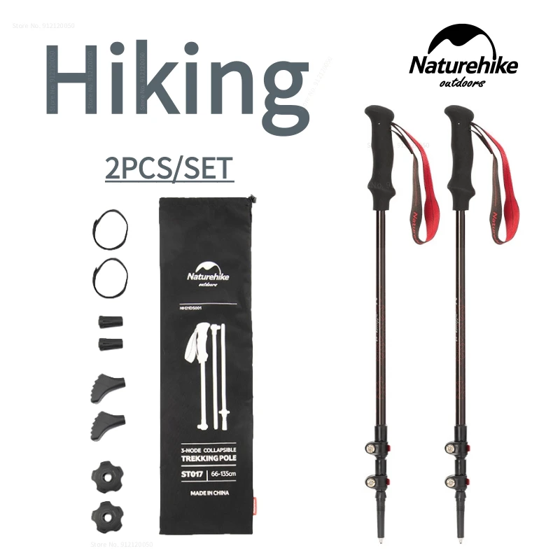 Naturehike 2Pcs Aluminum Alloy Trekking Pole With External Lock Outdoor Ultralight Walking Stick Hiking Mountaineering equipment
Naturehike 2Pcs Aluminum Alloy Trekking Pole With External Lock Outdoor Ultralight Walking Stick Hiking Mountaineering equipment