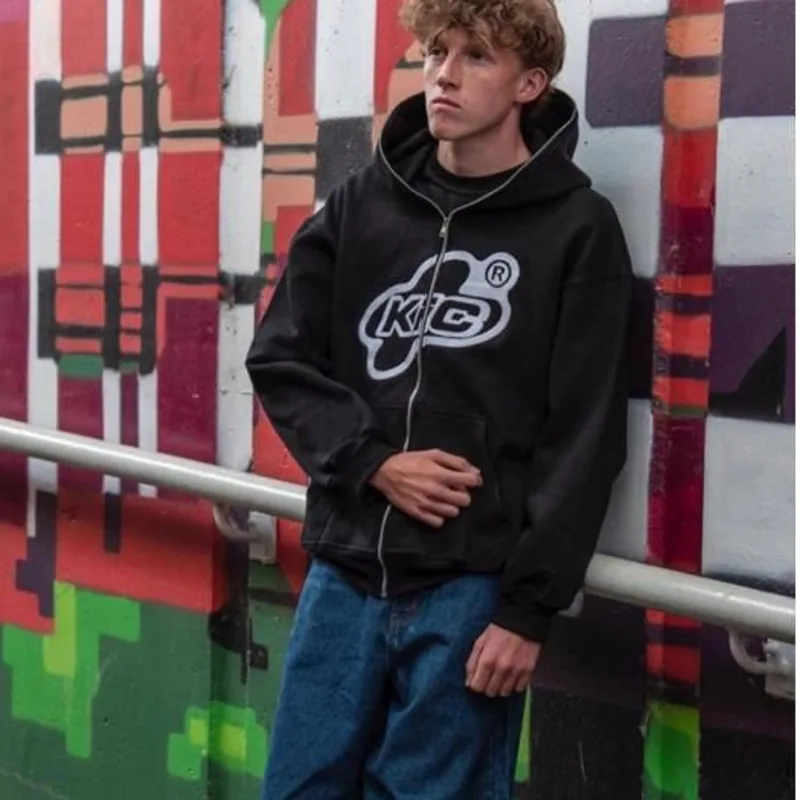 Y2K Full Zipper Hoodie Pattern Print Hooded Sports Sweatshirt Men's Autumn Punk Harajuku Casual Pink Couple Hoodie
Y2K Full Zipper Hoodie Pattern Print Hooded Sports Sweatshirt Men's Autumn Punk Harajuku Casual Pink Couple Hoodie