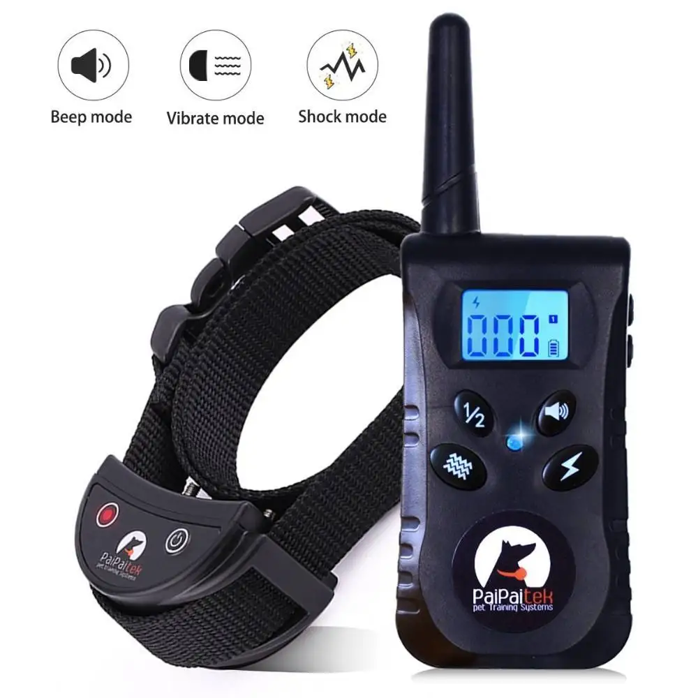 1000M Remote Control Training Collar for Dogs IP67 Waterproof Dog Supplies with 3 Training Modes Dog Shock Collar Accessories
1000M Remote Control Training Collar for Dogs IP67 Waterproof Dog Supplies with 3 Training Modes Dog Shock Collar Accessories
