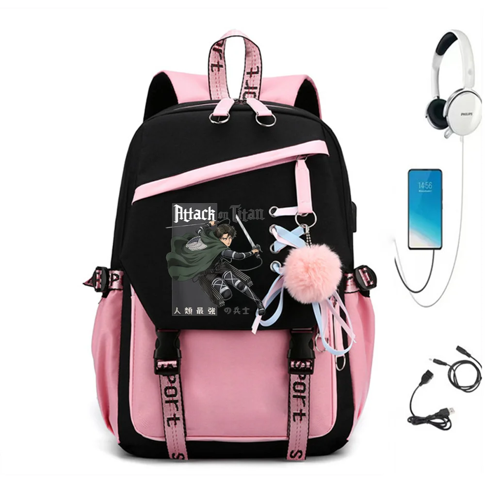 Funny Anime Attack on Titan School Backpack Student Bagpacks Anime Cartoon Travel Backpack School Backpack for College Students
Funny Anime Attack on Titan School Backpack Student Bagpacks Anime Cartoon Travel Backpack School Backpack for College Students