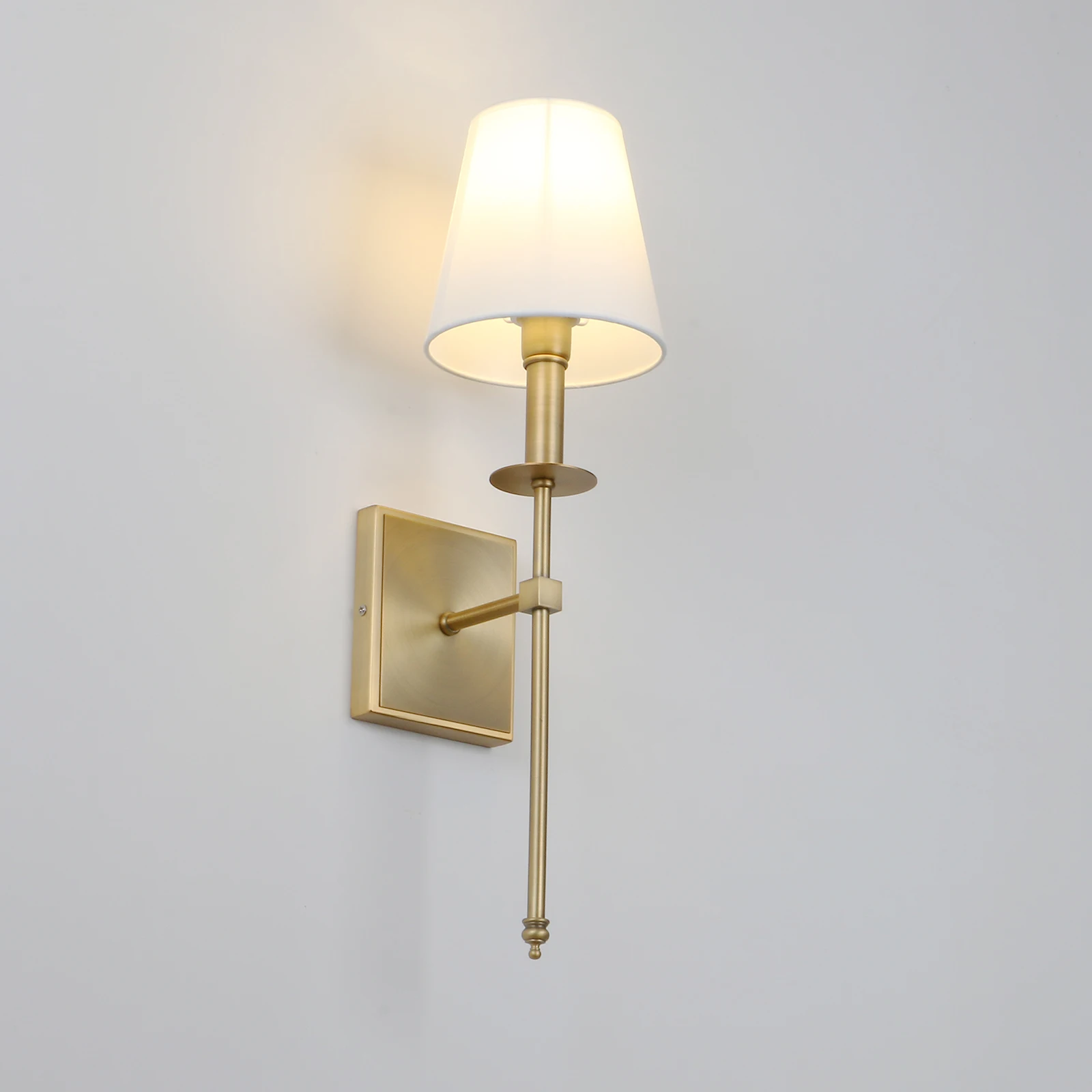 American retro copper wall lamp fabric art corridor lamp hotel corridor villa living room LED wall lamp
American retro copper wall lamp fabric art corridor lamp hotel corridor villa living room LED wall lamp