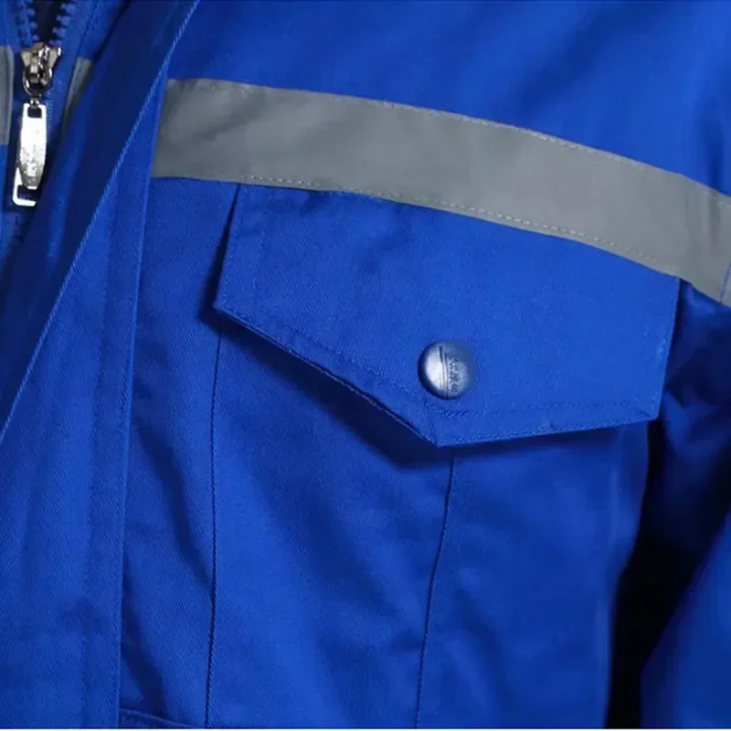 Reflective Summer Workshop Strip Logo Long-sleeve Clothing Overalls Men's Customized Labor Clothes Tops Thin Insurance Section
Reflective Summer Workshop Strip Logo Long-sleeve Clothing Overalls Men's Customized Labor Clothes Tops Thin Insurance Section