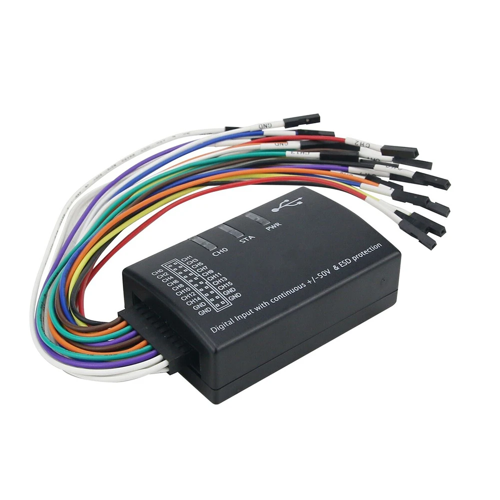 Advanced USB Logic Analyzer 100M Sample Rate Upgrade Configuration for Improved Performance Support 1 2 10 Software
Advanced USB Logic Analyzer 100M Sample Rate Upgrade Configuration for Improved Performance Support 1 2 10 Software