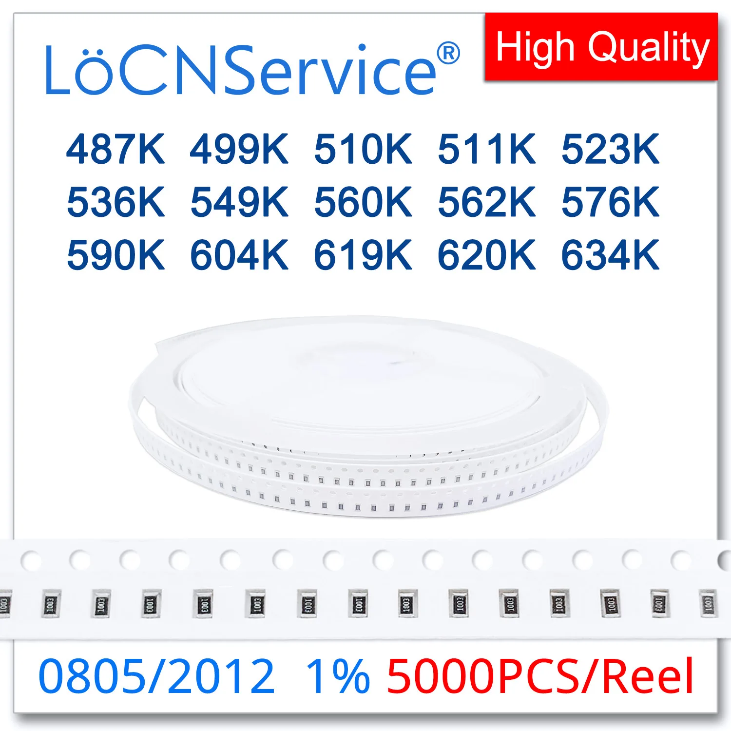 LoCNService 0805 1% 5000 шт. 487K 499K 510K 511K 523K 536K 549K 560K 562K 576K 590K 604K 619K 620K 634K 2012 K резистор Ом
LoCNService 0805 1% 5000 шт. 487K 499K 510K 511K 523K 536K 549K 560K 562K 576K 590K 604K 619K 620K 634K 2012 K резистор Ом