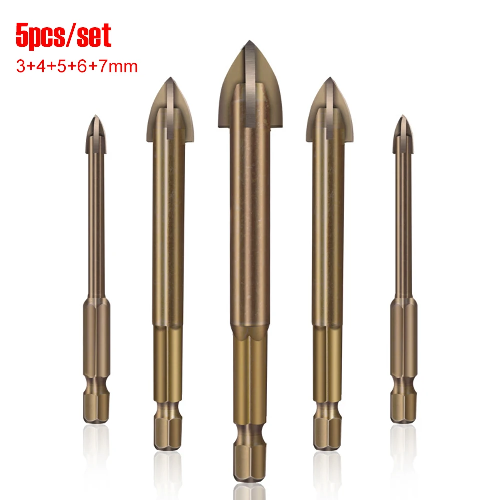 5Pcs Efficient Universal Drilling Tool High-Performance Utility Tools Multifunctional Cross Alloy Drill Bit Tip For Woodwork
5Pcs Efficient Universal Drilling Tool High-Performance Utility Tools Multifunctional Cross Alloy Drill Bit Tip For Woodwork