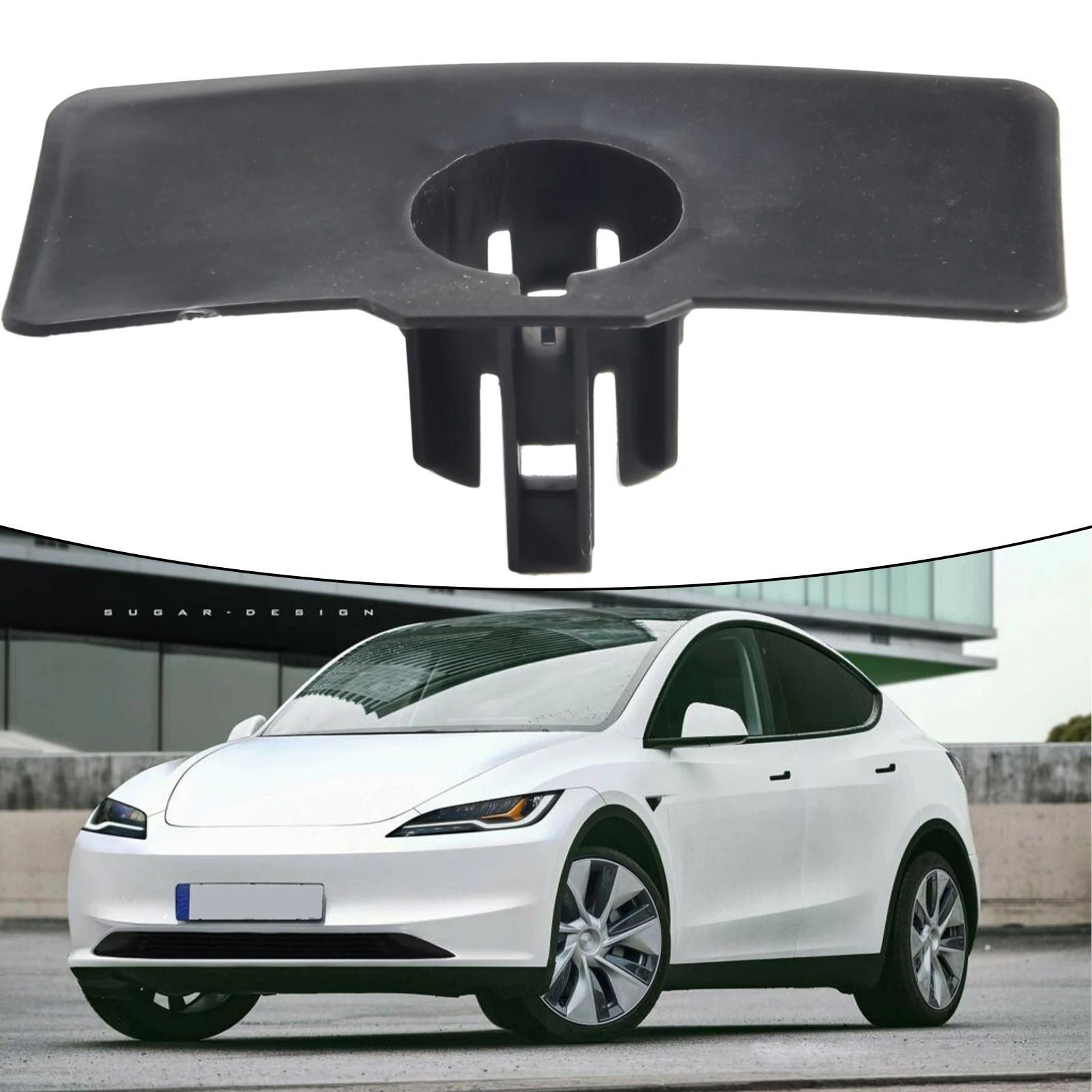 1PCS Parking Sensor Bracket For Tesla for Model Y 2021-2023 OE 1501430-00-A ABS Front Parking Distance Sensor Holder Black Part
1PCS Parking Sensor Bracket For Tesla for Model Y 2021-2023 OE 1501430-00-A ABS Front Parking Distance Sensor Holder Black Part