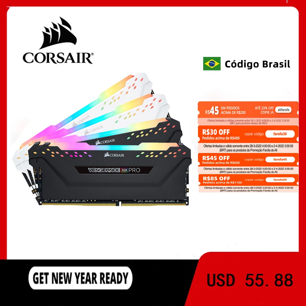 

CORSAIR ddr4 pc4 ОЗУ 8 Гб 3000 МГц RGB PRO DIMM память для настольного компьютера с поддержкой материнской платы 8 Гб оперативная Память ddr4 3200 МГц 3600 МГц 16 Гб ОЗУ