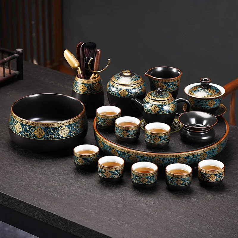Travel Cup Tea Set Teaware Pot Ceramic Luxury Tea Set Tools Portable Tray Party Service Tazas De Te Tea Accessories WSW40XP
Travel Cup Tea Set Teaware Pot Ceramic Luxury Tea Set Tools Portable Tray Party Service Tazas De Te Tea Accessories WSW40XP