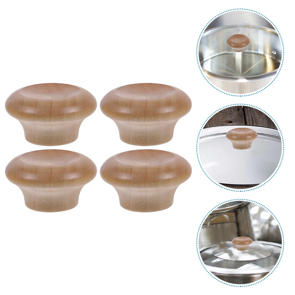 4pcs Replaceable Lid Knobs Wood Pot Lid Handles Wood Lid Handles Pot Lids Accessories
4pcs Replaceable Lid Knobs Wood Pot Lid Handles Wood Lid Handles Pot Lids Accessories