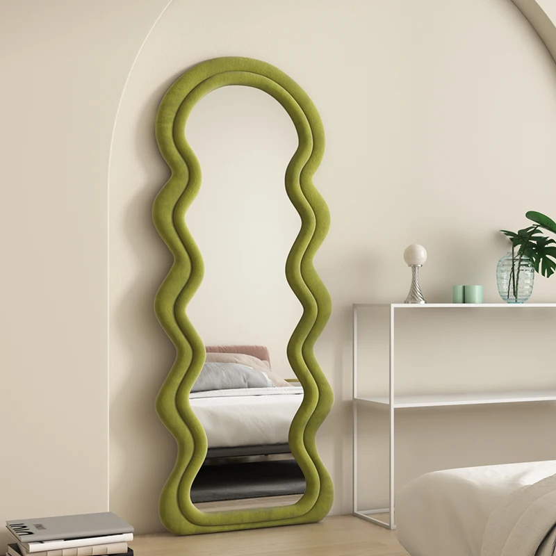 Long Big Living Room Mirror Nordic Design Standing Modern Wavy Quality Mirror Bedroom Irregular Girls Specchio Home Decoration
Long Big Living Room Mirror Nordic Design Standing Modern Wavy Quality Mirror Bedroom Irregular Girls Specchio Home Decoration