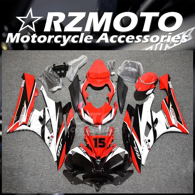 

4 подарка, новый комплект обтекателей для мотоцикла из АБС-пластика, подходит для YAMAHA YZF- R6 2006 2007 06 07, кузов красного цвета на заказ