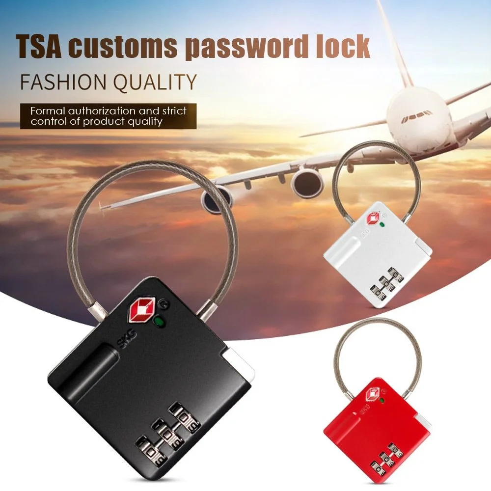 Hot TSA Customs Wire Lock Security 3 Digit Mini Zinc Alloy Combination Travel Suitcase Luggage Bag Code Password Lock Padlock
Hot TSA Customs Wire Lock Security 3 Digit Mini Zinc Alloy Combination Travel Suitcase Luggage Bag Code Password Lock Padlock