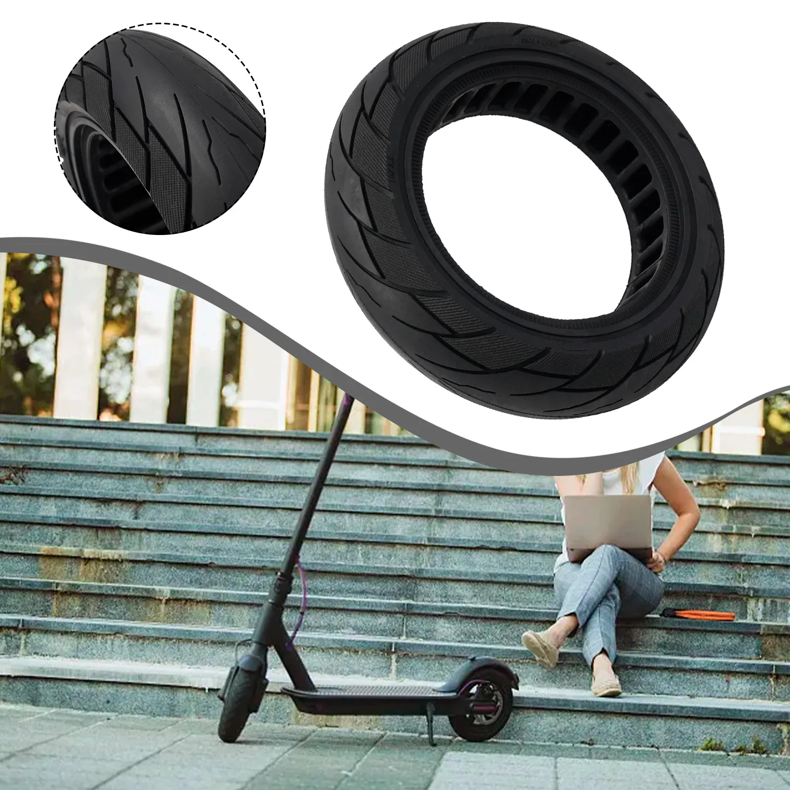 Practical Useful Brand New High Quality Solid Tyre Tire 10x2.50 Off-road Parts Replacement Rubber 10Inch Black
Practical Useful Brand New High Quality Solid Tyre Tire 10x2.50 Off-road Parts Replacement Rubber 10Inch Black