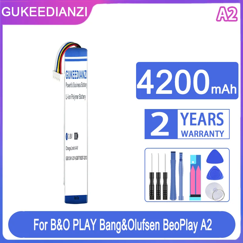 Сменная батарея GUKEEDIANZI A2 (для Beoplay) 4200 мАч для B & O PLAY Bang & Olufsen BeoPlay A2 Active BeoLit 15 17 динамик
Сменная батарея GUKEEDIANZI A2 (для Beoplay) 4200 мАч для B & O PLAY Bang & Olufsen BeoPlay A2 Active BeoLit 15 17 динамик