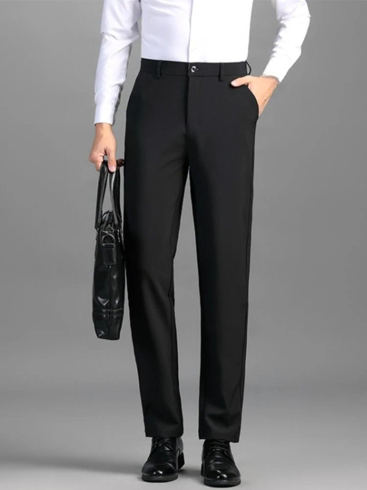 2024 European and American men's straight cut minimalist business casual slim fit trousers 5298
2024 European and American men's straight cut minimalist business casual slim fit trousers 5298