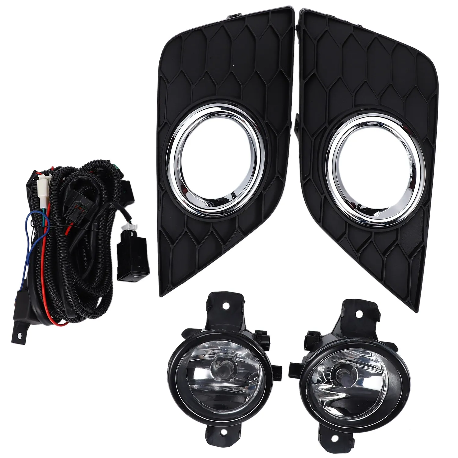 Bumper Fog Lights+Switch+Bulbs+Wiring Harness for Nissan Sylphy Sentra 2016 2017
Bumper Fog Lights+Switch+Bulbs+Wiring Harness for Nissan Sylphy Sentra 2016 2017