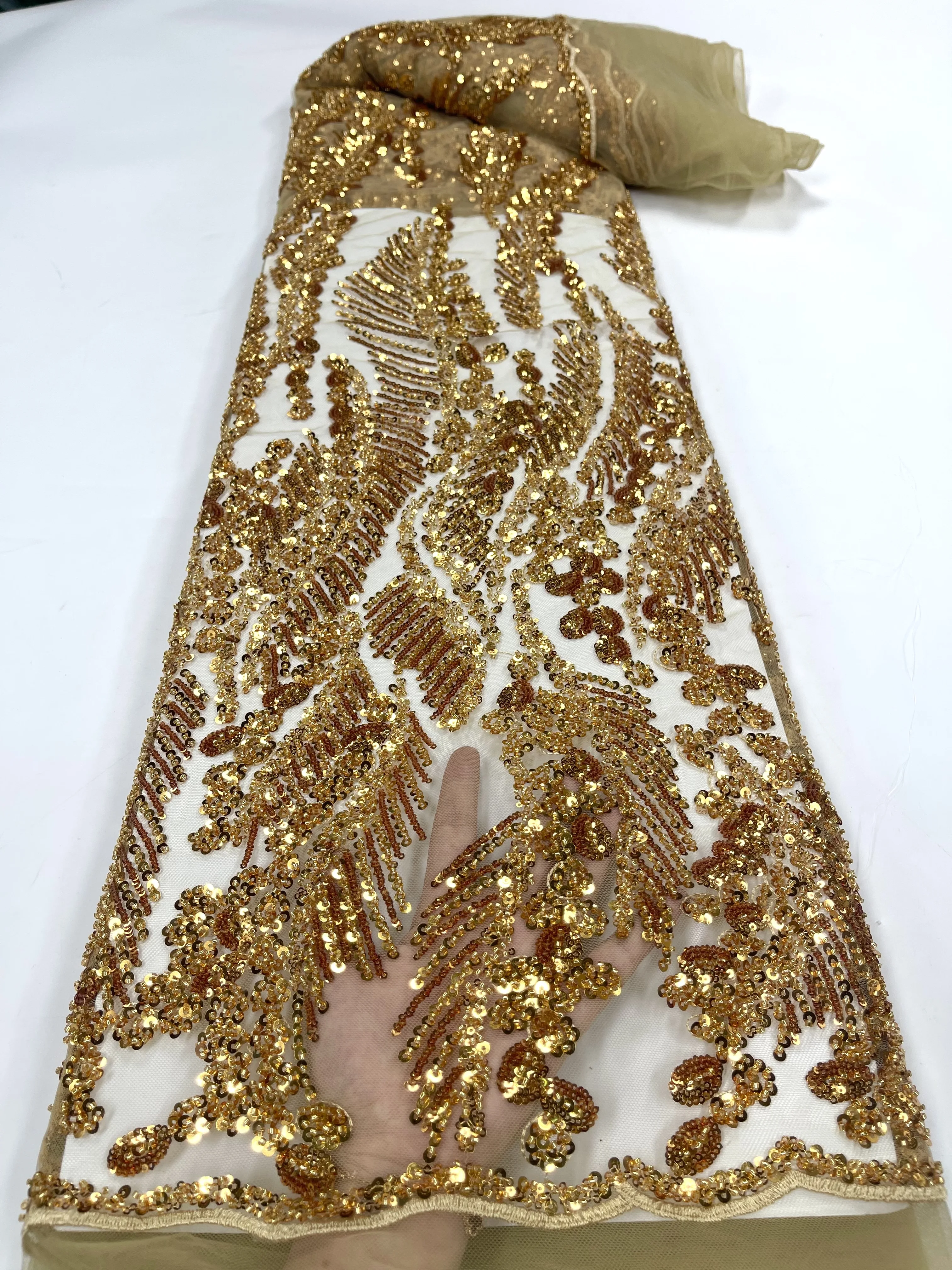 Luxury Hand Beaded Lace Fabric Bridal Lace High Quality African Lace For Wedding Dress Sew French Tulle Net Sequin Fabric JY-260
Luxury Hand Beaded Lace Fabric Bridal Lace High Quality African Lace For Wedding Dress Sew French Tulle Net Sequin Fabric JY-260