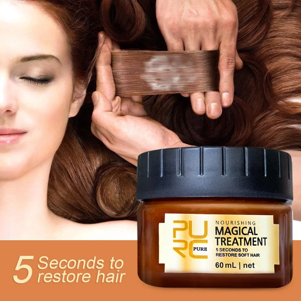 60/120ml Purc Treatment Hair Mask Nutrition Infusing Masque for 5 Seconds Repair Hair Damage Soft Hair Care Repair Growth
60/120ml Purc Treatment Hair Mask Nutrition Infusing Masque for 5 Seconds Repair Hair Damage Soft Hair Care Repair Growth