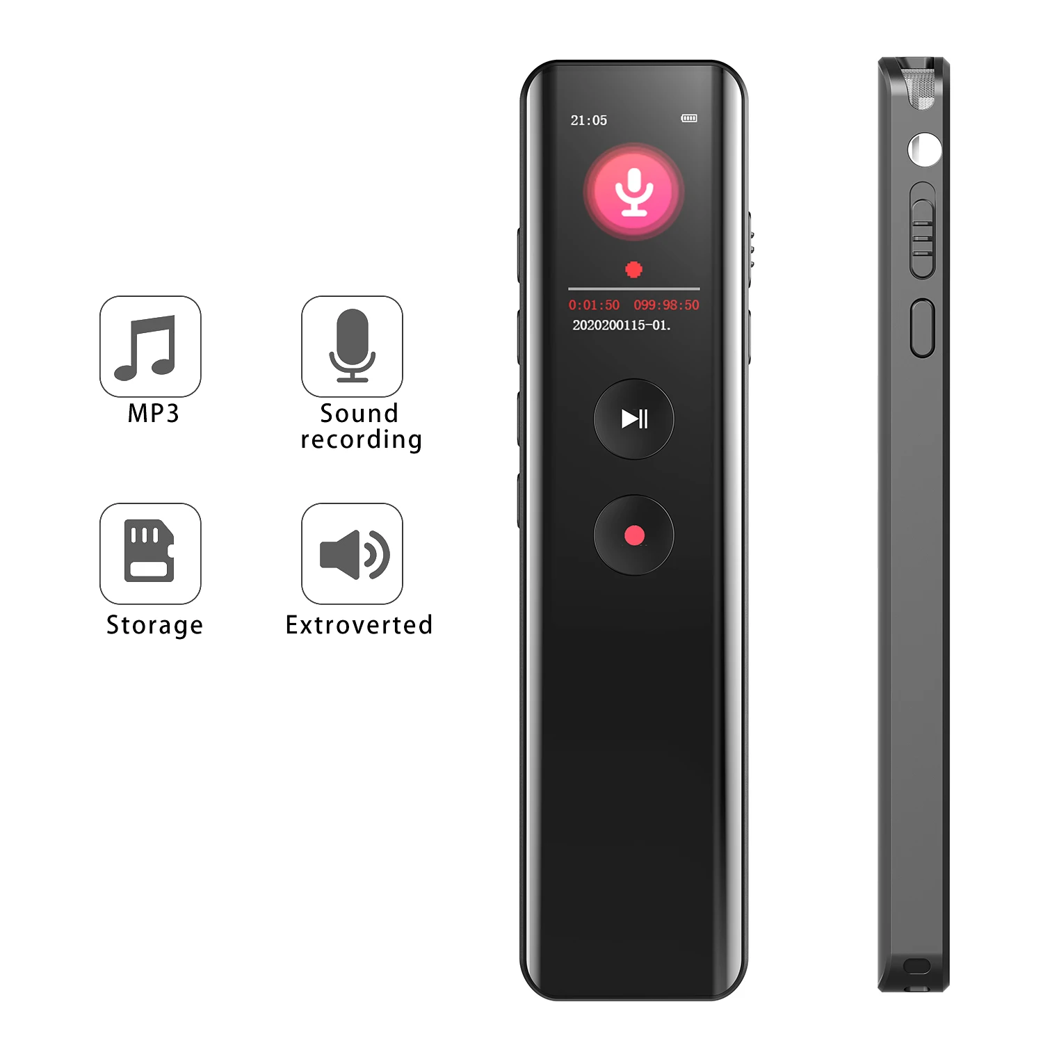 

2022 Newest mini voice recorder hot Uitra-high mobilephone calling recorder 8GB 16GB 32GB 64GB digital voice recorders