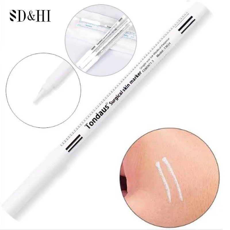 Not Easy To Rub Skin Marker Eyebrow Tattoo Skin Marker Pen Tattoo Marker Pen With Measuring Ruler Microblade Tool Accessories 
Not Easy To Rub Skin Marker Eyebrow Tattoo Skin Marker Pen Tattoo Marker Pen With Measuring Ruler Microblade Tool Accessories