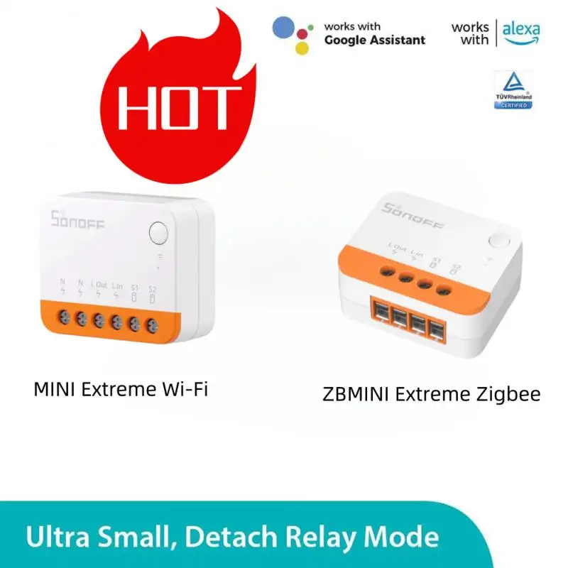 Умный двухсторонний переключатель SONOFF MINI R4 с поддержкой Wi-Fi/Zigbee и управлением голосом
Умный двухсторонний переключатель SONOFF MINI R4 с поддержкой Wi-Fi/Zigbee и управлением голосом