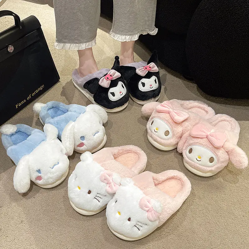 Sanrio Hello Kitty Cinnamoroll Kawaii Anime Cotton Slippers My Melody Cute Cartoon House Shoes Girly Heart Toys for Girls
Sanrio Hello Kitty Cinnamoroll Kawaii Anime Cotton Slippers My Melody Cute Cartoon House Shoes Girly Heart Toys for Girls