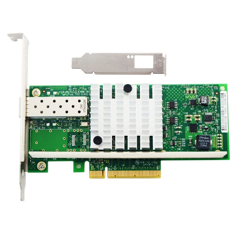 X520-DA1 82599EN 10 гигабитная PCI-E X8 Серверная сетевая карта, один порт, оптоволоконная сетевая карта E10G41BTDA, сетевая карта
X520-DA1 82599EN 10 гигабитная PCI-E X8 Серверная сетевая карта, один порт, оптоволоконная сетевая карта E10G41BTDA, сетевая карта