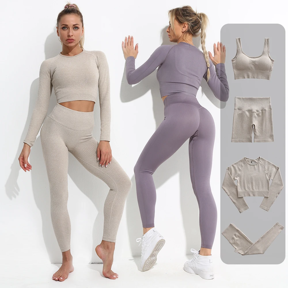 4pcs Yoga Set Women Seamless Gym Clothes Sportswear Fitness Workout Outfits Suits High Waist Sports Short Pants Leggings Femme
4pcs Yoga Set Women Seamless Gym Clothes Sportswear Fitness Workout Outfits Suits High Waist Sports Short Pants Leggings Femme