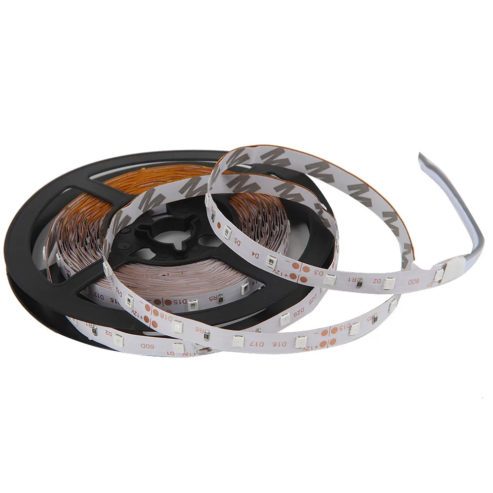 

New 5meter/pack LED Strip Light Garland Gaskets 5m SMD 2835 Flexible DC 12V Diode Tape Wire Christmas Lamp 300LEDs