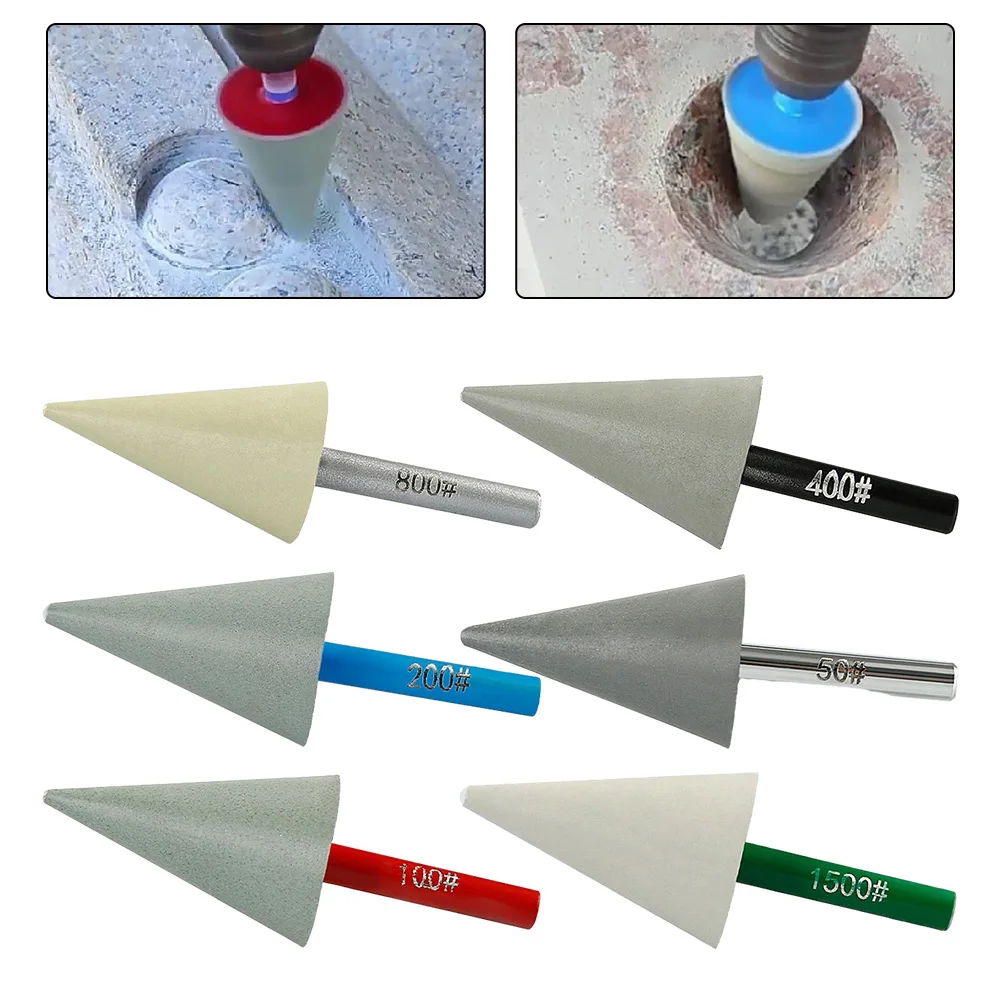 1pcs 6mm Shank Resin Diamond Conical Burr Grinding Head For Stone Jade Ceramic Glass Carving Rotary Polishing Tools 50-1500Grit
1pcs 6mm Shank Resin Diamond Conical Burr Grinding Head For Stone Jade Ceramic Glass Carving Rotary Polishing Tools 50-1500Grit