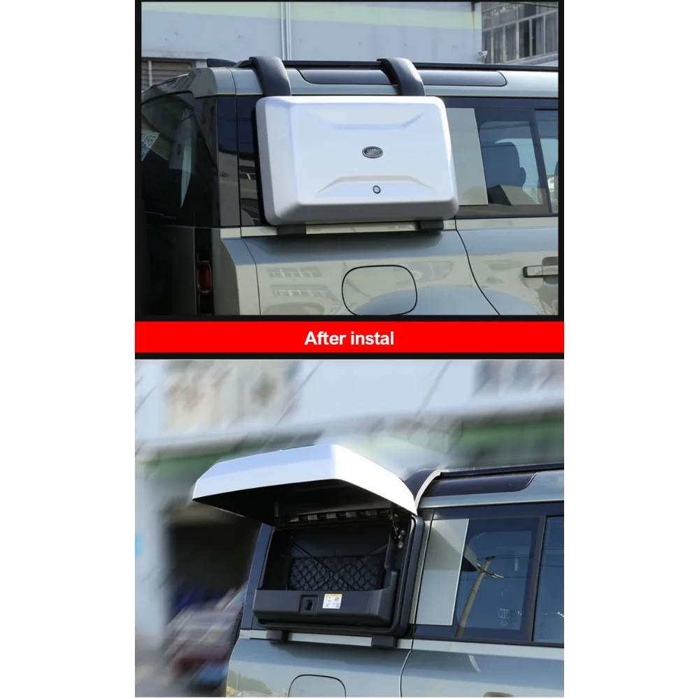 Auto Side Storage Luggage Box Roof Rack Side Tool Equipment Box For Land Rover Defender 90/110 2020 2021 2022 2023
Auto Side Storage Luggage Box Roof Rack Side Tool Equipment Box For Land Rover Defender 90/110 2020 2021 2022 2023