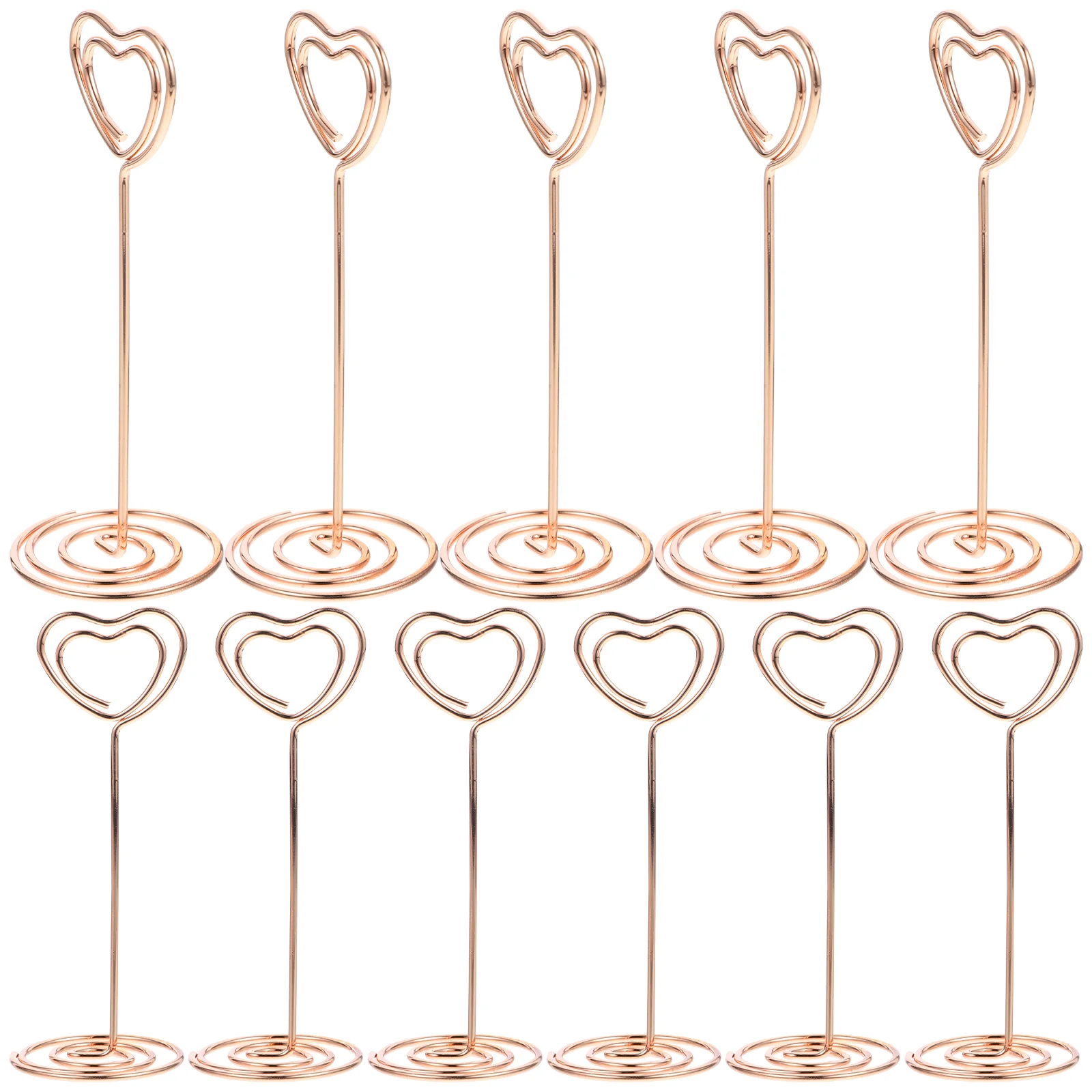 24PCS Heart Shape Photo Holder Stands Table Number Holders Paper Menu Clips for Wedding Banquet Party (Rose Gold)
24PCS Heart Shape Photo Holder Stands Table Number Holders Paper Menu Clips for Wedding Banquet Party (Rose Gold)