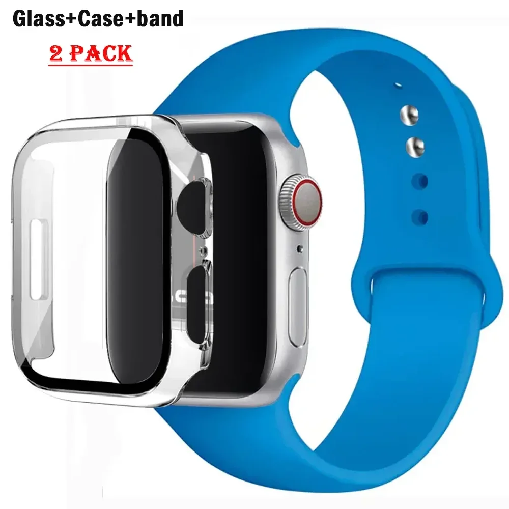 Силиконовый ремешок + стекло + фотоэлемент для Apple Watch band 44 мм 40 мм 45 мм 41 мм 38 мм 42 мм, чехол + спортивный браслет iWatch series 8 9 7 6 5 4 3 SE
Силиконовый ремешок + стекло + фотоэлемент для Apple Watch band 44 мм 40 мм 45 мм 41 мм 38 мм 42 мм, чехол + спортивный браслет iWatch series 8 9 7 6 5 4 3 SE