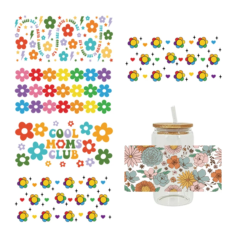 Cartoon Flowers 3D UV DTF Cup Wrap Transfers Stickers Waterproof 16oz Glass Wrap D7181
Cartoon Flowers 3D UV DTF Cup Wrap Transfers Stickers Waterproof 16oz Glass Wrap D7181