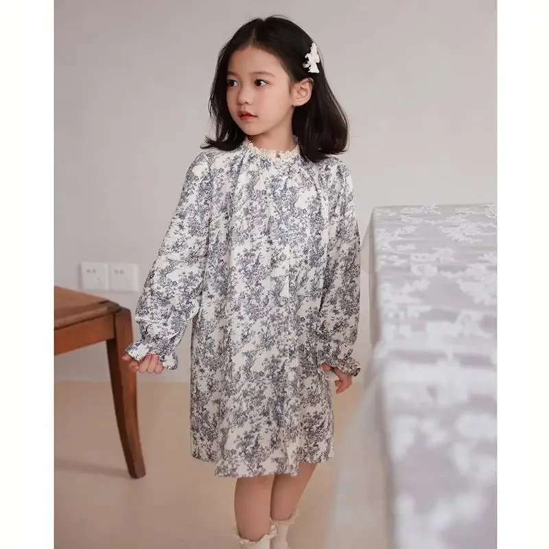 2023 Fashion Girls Floral Dress Clothes Autumn Korean Kids Printed Cotton Dresses Children Casual Loose Outdoor Infants Frocks
2023 Fashion Girls Floral Dress Clothes Autumn Korean Kids Printed Cotton Dresses Children Casual Loose Outdoor Infants Frocks