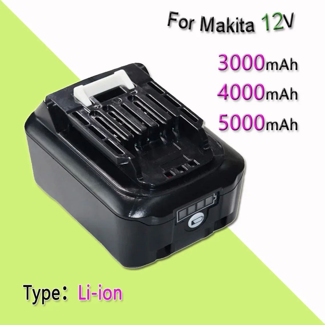 12V 4000/5000/6000mAh Li-ion Battery For Makita BL1021B BL1041B BL1015B BL1020B BL1040B DC10WD Power Tools
12V 4000/5000/6000mAh Li-ion Battery For Makita BL1021B BL1041B BL1015B BL1020B BL1040B DC10WD Power Tools