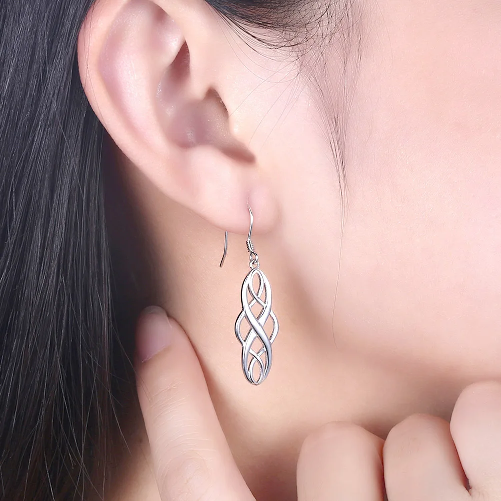 Selling Party 925 Sterling Silver Earrings for Women Fine Jewelry Valentine's Day Gift Exquisite Drop
Selling Party 925 Sterling Silver Earrings for Women Fine Jewelry Valentine's Day Gift Exquisite Drop