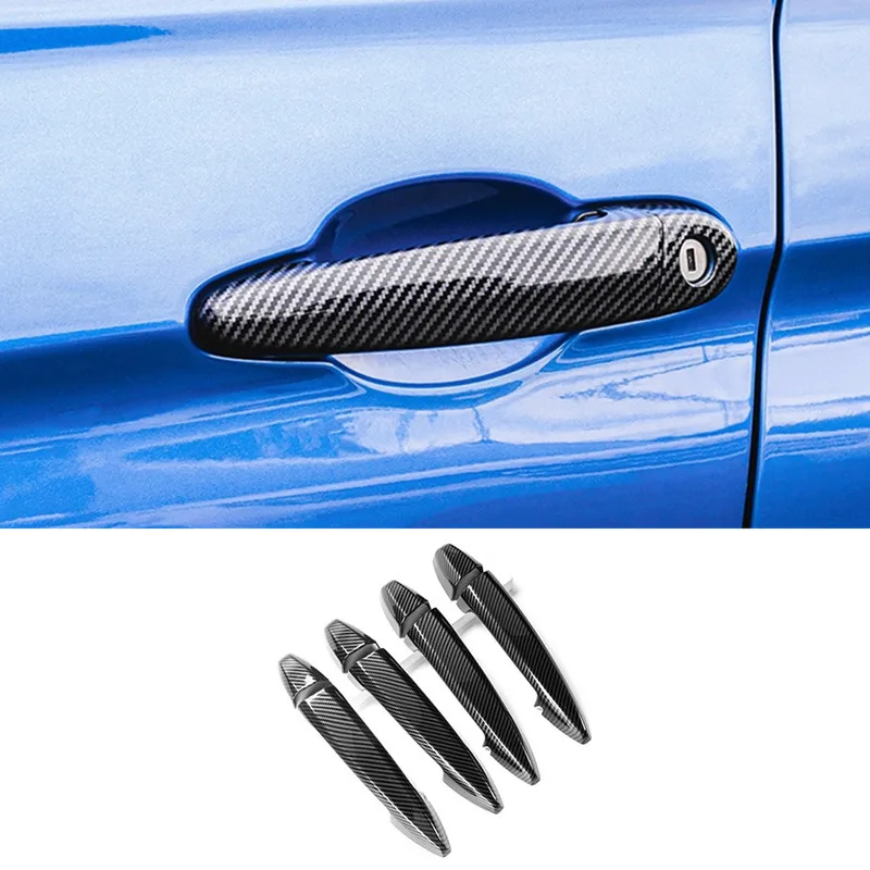 

4pcs Car Door Handle Stickers Door Handle Protector accessories For BMW X1 X2 F48 F39 2016 2017 2018 2019 2020 2021 2022