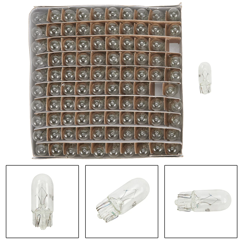 100PCS 194 T10 Clear Wedge Incandescent Instrument Panel Light Bulbs Box Package 12V 5W Wide Application 194 Wedge Base
100PCS 194 T10 Clear Wedge Incandescent Instrument Panel Light Bulbs Box Package 12V 5W Wide Application 194 Wedge Base