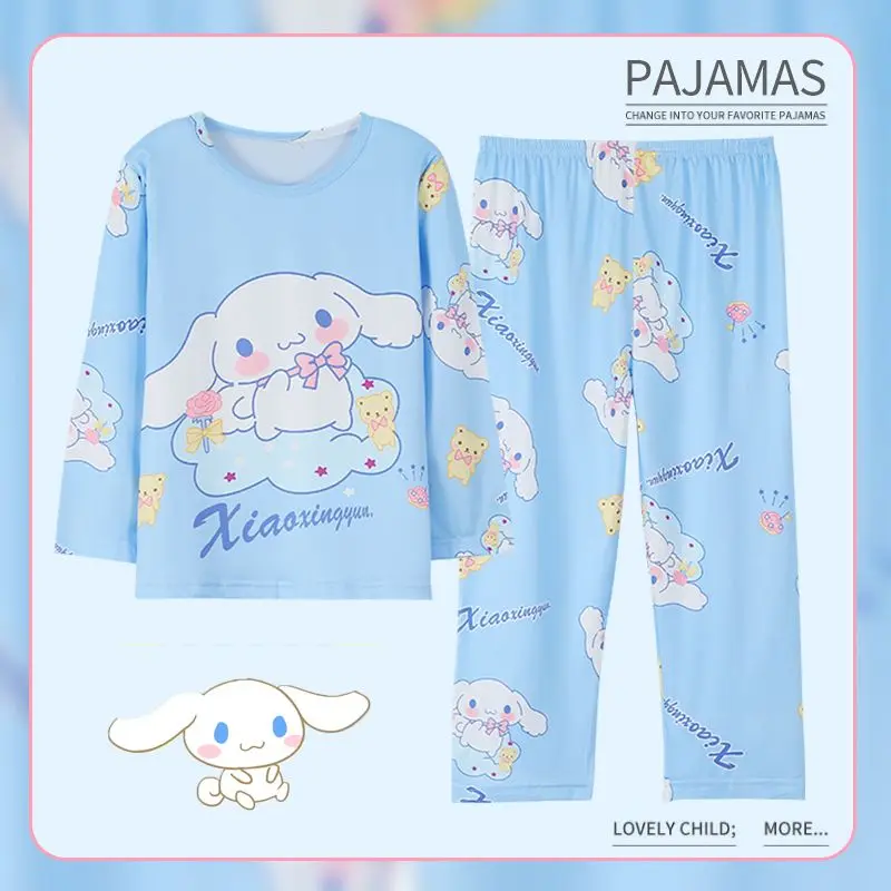 Cute Sanrio Kawaii Anime Hello Kitty Cinnamoroll Children Pajamas Boys Home Wear Kuromi Long Sleeves Trousers Clothes Toys Girls
Cute Sanrio Kawaii Anime Hello Kitty Cinnamoroll Children Pajamas Boys Home Wear Kuromi Long Sleeves Trousers Clothes Toys Girls