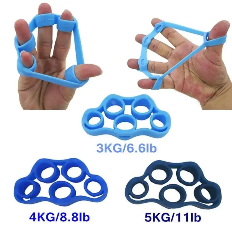 

1pcs Finger Resistance Bands Finger Gripping Exerciser Strengthen Muscles Exerciser Hand Grip Exerciser Finger Trainer