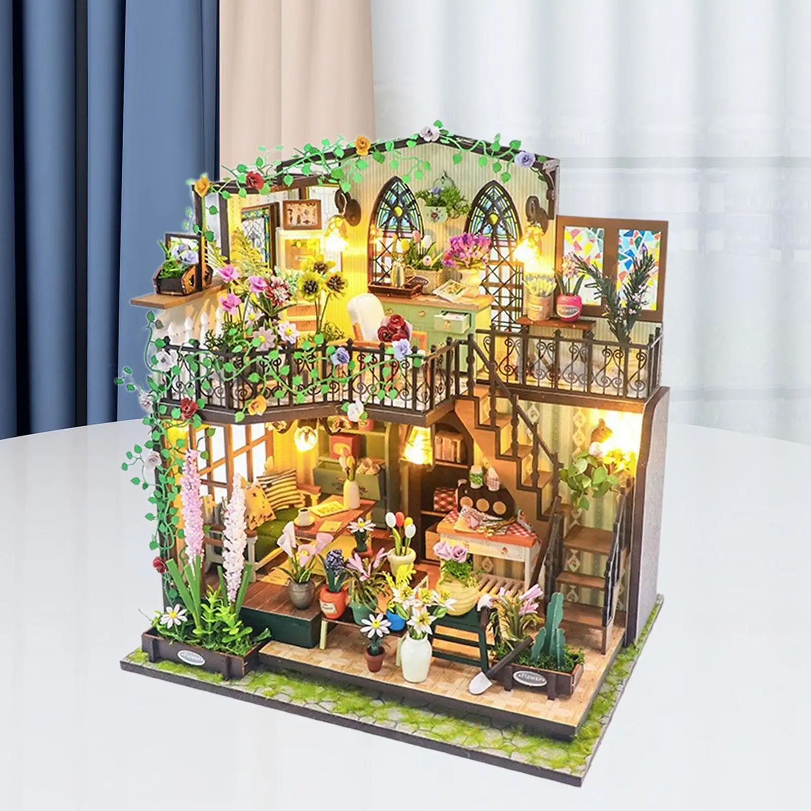 DIY Wooden Miniature Dollhouse Tiny Building Kits Creative with Accessories Mini House Model for Kids Boys Girls Birthday Gift
DIY Wooden Miniature Dollhouse Tiny Building Kits Creative with Accessories Mini House Model for Kids Boys Girls Birthday Gift