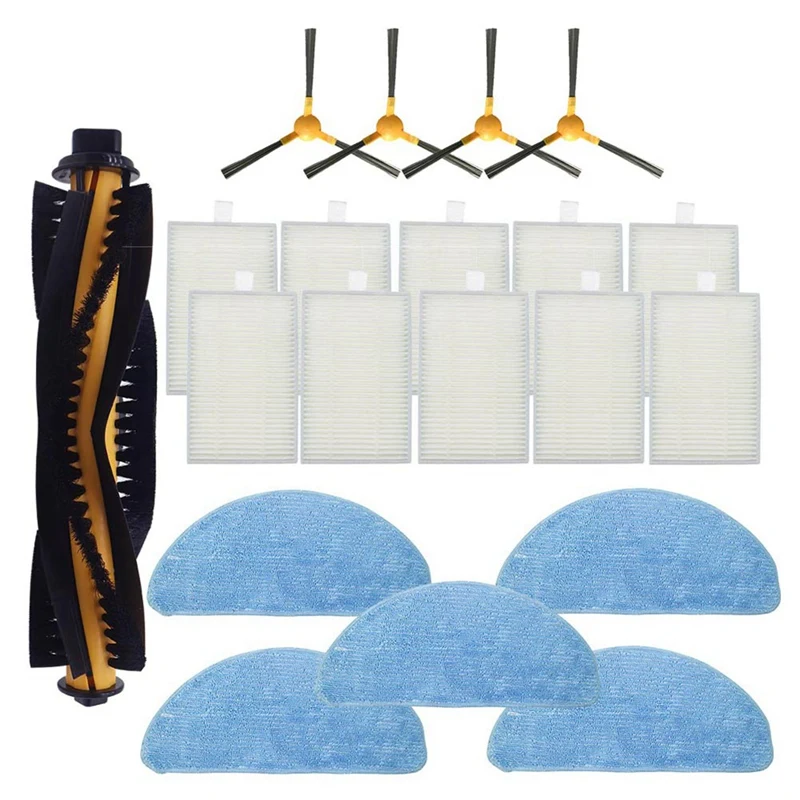 20PCS For LIECTROUX C30B Robot Proscenic 800T 820S Robot Vacuum Cleaner Parts Main Side Brush Mop Cloth HEPA Filter
20PCS For LIECTROUX C30B Robot Proscenic 800T 820S Robot Vacuum Cleaner Parts Main Side Brush Mop Cloth HEPA Filter