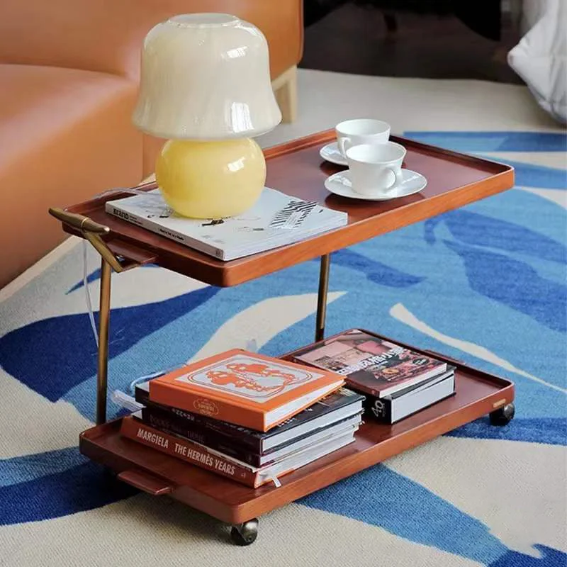 Trolley Nordic medieval storage small side table, home vintage storage rack, sofa corner table
Trolley Nordic medieval storage small side table, home vintage storage rack, sofa corner table